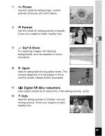 Preview for 55 page of Pentax Optio M30 Operating Manual