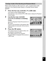 Preview for 61 page of Pentax Optio M30 Operating Manual