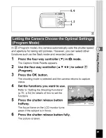 Preview for 63 page of Pentax Optio M30 Operating Manual