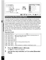 Preview for 84 page of Pentax Optio M30 Operating Manual