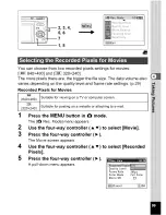 Preview for 101 page of Pentax Optio M30 Operating Manual