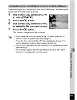 Preview for 129 page of Pentax Optio M30 Operating Manual