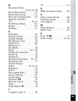 Preview for 187 page of Pentax Optio M30 Operating Manual