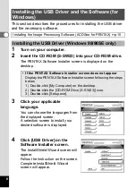 Preview for 10 page of Pentax Optio MX4 Connection Manual