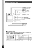 Preview for 12 page of Pentax OPTIO S Operating Manual