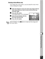 Preview for 87 page of Pentax OPTIO S Operating Manual