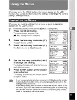 Preview for 35 page of Pentax Optio S40 - Optio S40 4MP Digital Camera Operating Manual