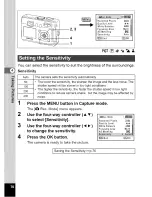 Preview for 72 page of Pentax Optio S40 - Optio S40 4MP Digital Camera Operating Manual