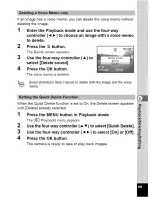 Preview for 91 page of Pentax Optio S40 - Optio S40 4MP Digital Camera Operating Manual