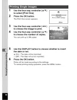 Preview for 100 page of Pentax Optio S40 - Optio S40 4MP Digital Camera Operating Manual