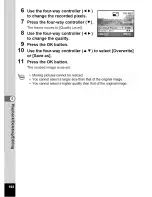 Preview for 104 page of Pentax Optio S40 - Optio S40 4MP Digital Camera Operating Manual