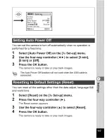 Preview for 119 page of Pentax Optio S40 - Optio S40 4MP Digital Camera Operating Manual