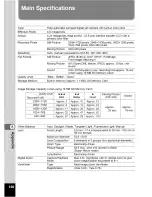 Preview for 128 page of Pentax Optio S40 - Optio S40 4MP Digital Camera Operating Manual