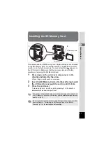 Preview for 23 page of Pentax Optio S55 Operating Manual