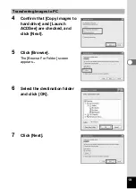 Preview for 21 page of Pentax Optio S5i Connection Manual