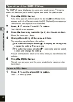 Preview for 46 page of Pentax OPTIO SV Operating Manual