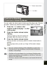 Preview for 73 page of Pentax OPTIO SV Operating Manual