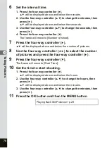 Preview for 80 page of Pentax OPTIO SV Operating Manual