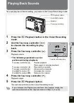 Preview for 111 page of Pentax OPTIO SV Operating Manual