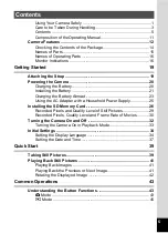 Preview for 7 page of Pentax Optio V10 Operating Manual