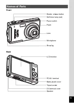 Preview for 17 page of Pentax Optio V10 Operating Manual