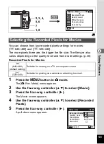 Preview for 103 page of Pentax Optio V10 Operating Manual