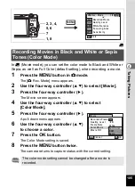 Preview for 107 page of Pentax Optio V10 Operating Manual