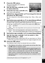 Preview for 117 page of Pentax Optio V10 Operating Manual