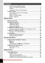 Preview for 10 page of Pentax OPTIO VS20 Operating Manual