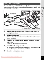 Preview for 37 page of Pentax OPTIO VS20 Operating Manual