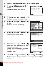 Preview for 58 page of Pentax OPTIO VS20 Operating Manual