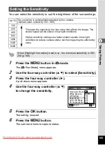 Preview for 111 page of Pentax OPTIO VS20 Operating Manual