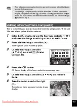 Preview for 165 page of Pentax OPTIO VS20 Operating Manual