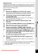 Preview for 167 page of Pentax OPTIO VS20 Operating Manual