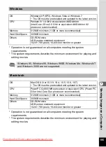 Preview for 197 page of Pentax OPTIO VS20 Operating Manual