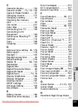 Preview for 235 page of Pentax OPTIO VS20 Operating Manual