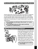 Preview for 15 page of Pentax Optio W10 Operating Manual