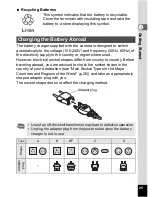 Preview for 27 page of Pentax Optio W10 Operating Manual