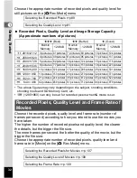 Preview for 34 page of Pentax Optio W10 Operating Manual