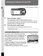 Preview for 36 page of Pentax Optio W10 Operating Manual