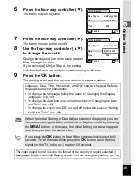 Preview for 41 page of Pentax Optio W10 Operating Manual