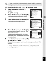 Preview for 51 page of Pentax Optio W10 Operating Manual