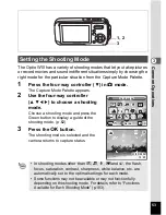 Preview for 55 page of Pentax Optio W10 Operating Manual