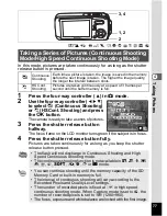 Preview for 79 page of Pentax Optio W10 Operating Manual