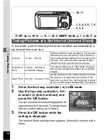 Preview for 80 page of Pentax Optio W10 Operating Manual