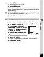 Preview for 95 page of Pentax Optio W10 Operating Manual