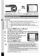 Preview for 98 page of Pentax Optio W10 Operating Manual