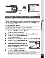 Preview for 109 page of Pentax Optio W10 Operating Manual