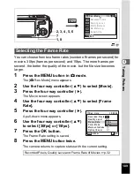 Preview for 111 page of Pentax Optio W10 Operating Manual