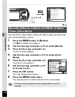 Preview for 112 page of Pentax Optio W10 Operating Manual